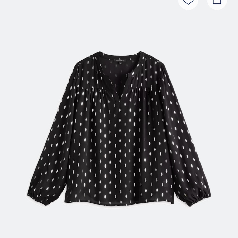 Papermoon Black and silver blouse